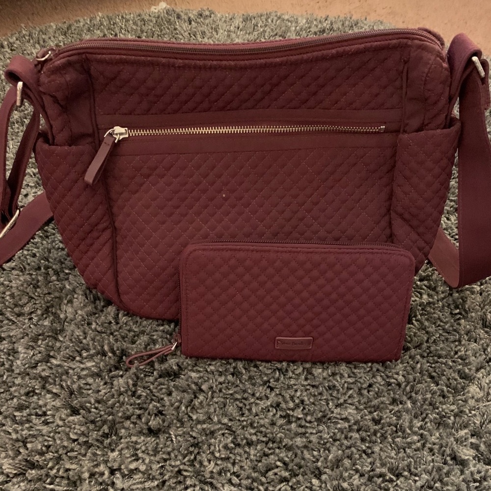 Vera Bradley Crossbody Purse & Wallet Set